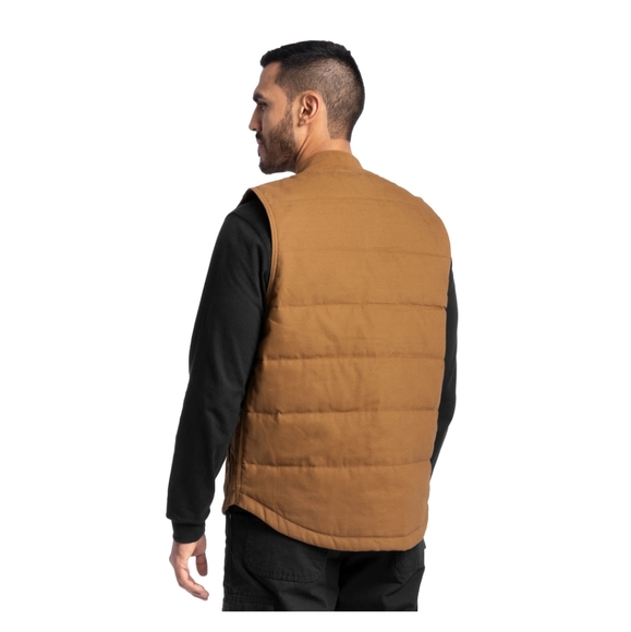 Wrangler Workwear Men's Quilted Duck Work Vest - Picture 3 of 10
